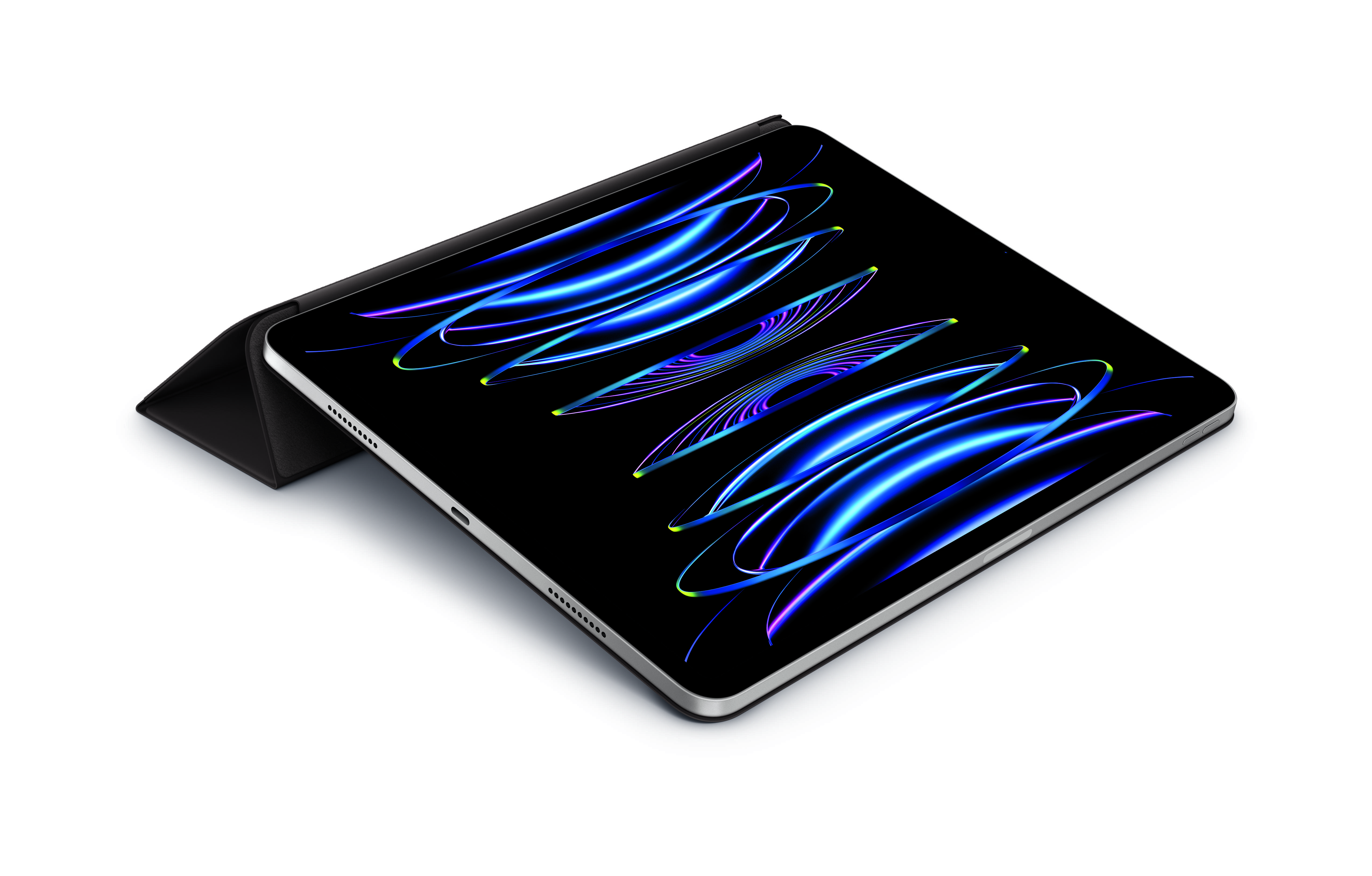 Smart Folio für iPad Pro 12,9" (5. Gen), iPad Air 13" (M2) - Schwarz