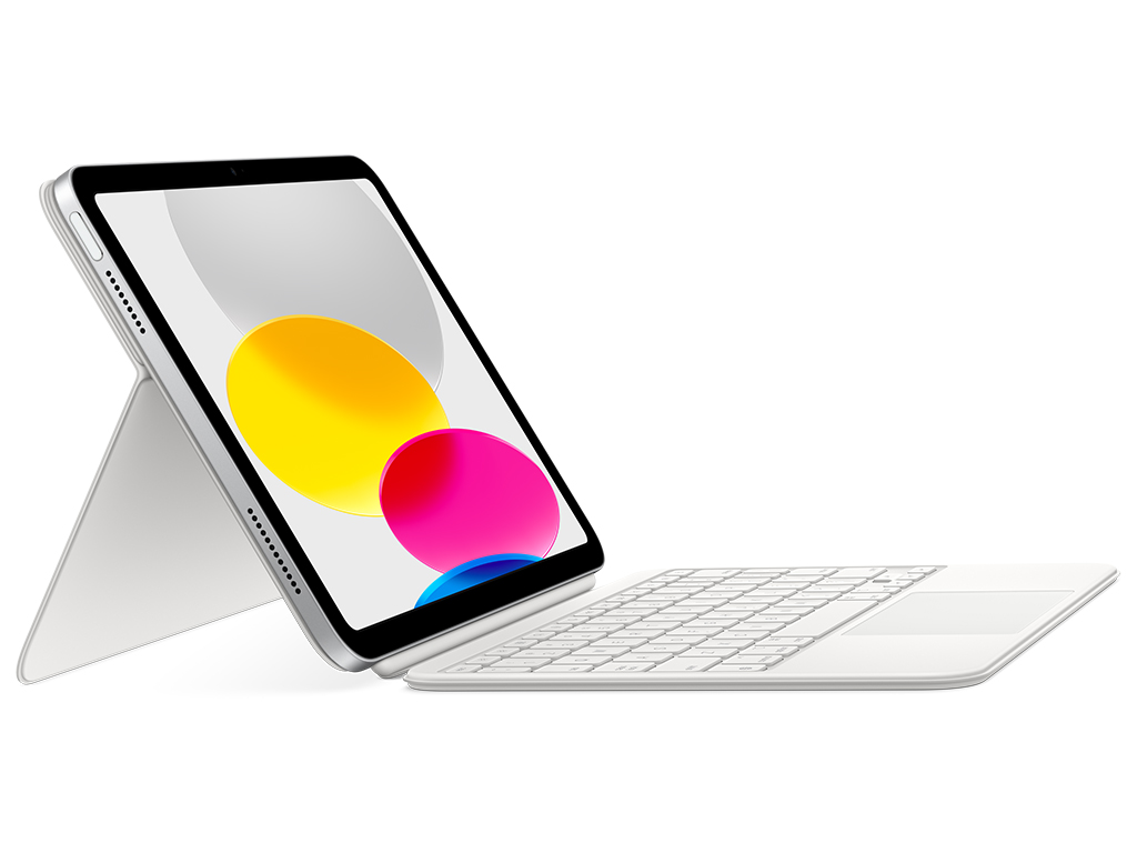 Apple Magic Keyboard Folio iPad 10.9" (10.Gen) deutsch (weiß)